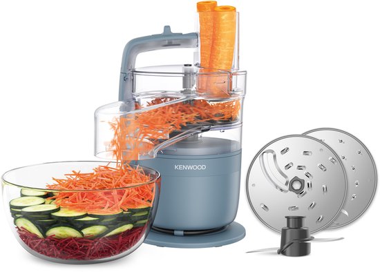Kenwood MultiPro Go FDP23.140GY - Foodprocessor - Storm Grey - Express Serve - Go collectie(Storm Grey)