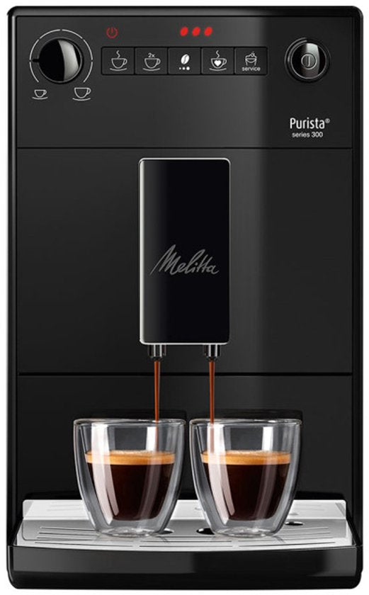 Melitta Purista F23/0-002 - Volautomatische espressomachine - Pure zwart('-)