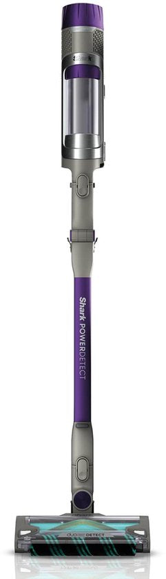 Shark PowerDetect Draadloze Steelstofzuiger met Dierenharenborstel - IP1251EUT(Grijs, Paars)
