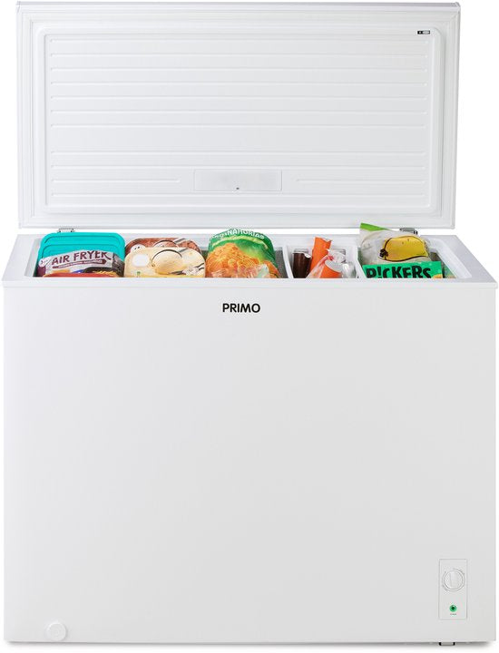 PRIMO PR188DVK Diepvrieskist - 293L - D - Diepvrieskoffer - Koelen en Vriezen - Wit