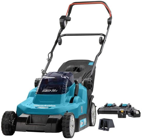 Makita DLM382PT2 Accu Grasmaaier 38cm - incl. accu en lader - 2x18V 5.0Ah