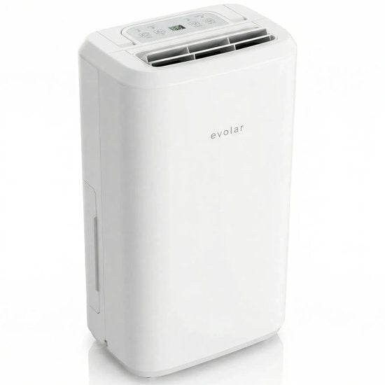 Evolar Luchtontvochtiger - 10L per dag - met Vochtindicator  Timer - Slaapkamer, Badkamer, Woonkamer - Dehumidifier - EVO-DH1000(10 l)