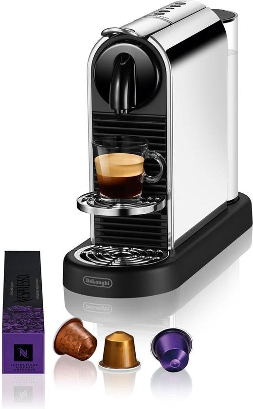 De'Longhi Nespresso CitiZ Platinum EN220.M - Koffiecupmachine - Stainless Steel(Metaal/Geen melkopschuimer)