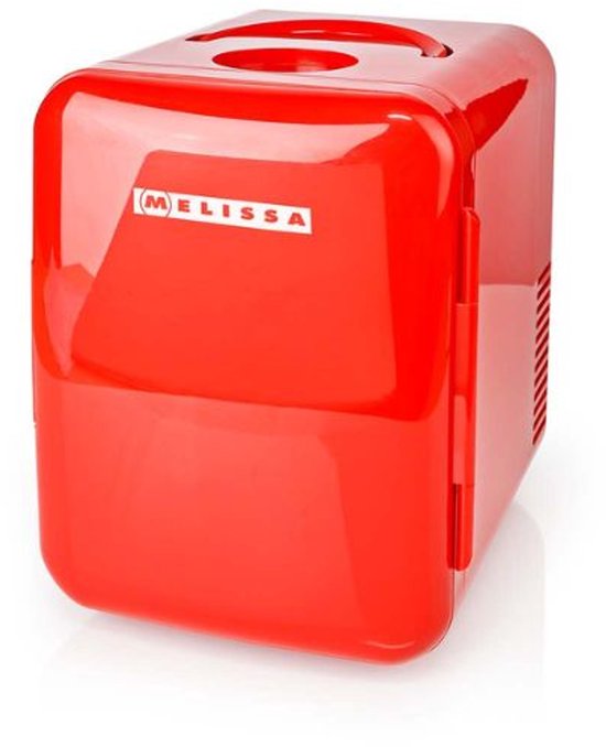 Melissa Mini Koelkast - Draagbare Koelkast - 4L - Koelen en Verwarmen - Skincare Fridge - 16580009 - Rood