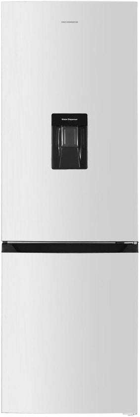 Heinner HCNF-HM291INVWDE++ Koel-vriescombinatie Wit – 291 L – No Frost met Waterdispenser – Vrijstaand – 5 Jaar Garantie(Wit)