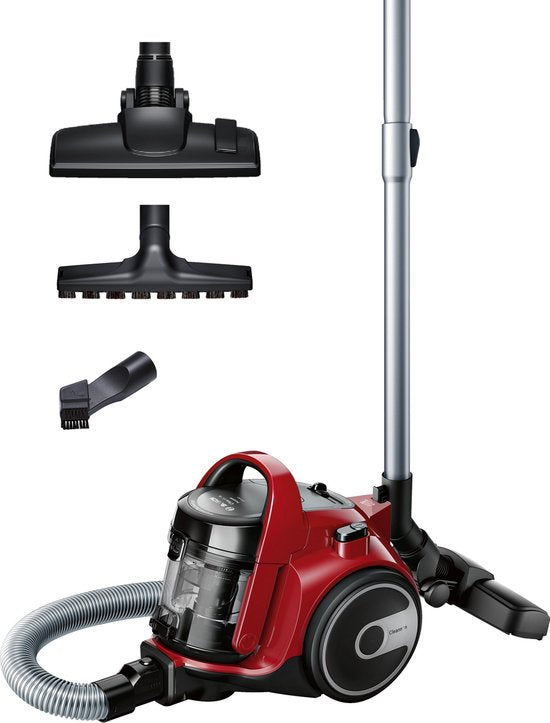 Bosch BGC05AAA2 Serie 2 - Stofzuiger zonder zak - Rood(Rood)